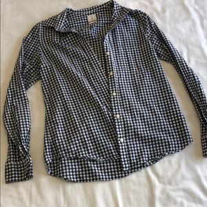 Checkered women’s button up